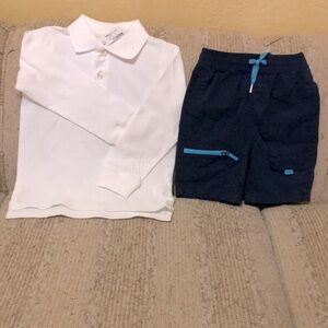 4T - Boys 2 Piece Bundle - NWT Top; Preloved Shorts
